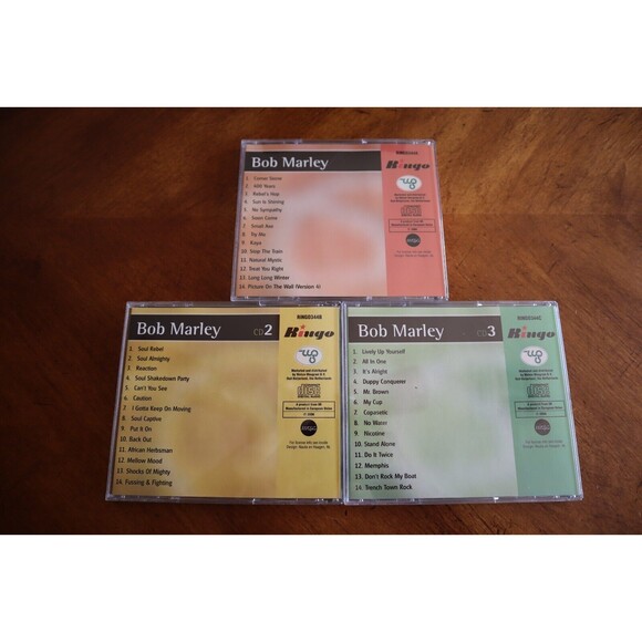 Bob Marley 3 CD Set Europe 2006 Ringo 42 Tracks Compilation Box Set - Picture 12 of 14